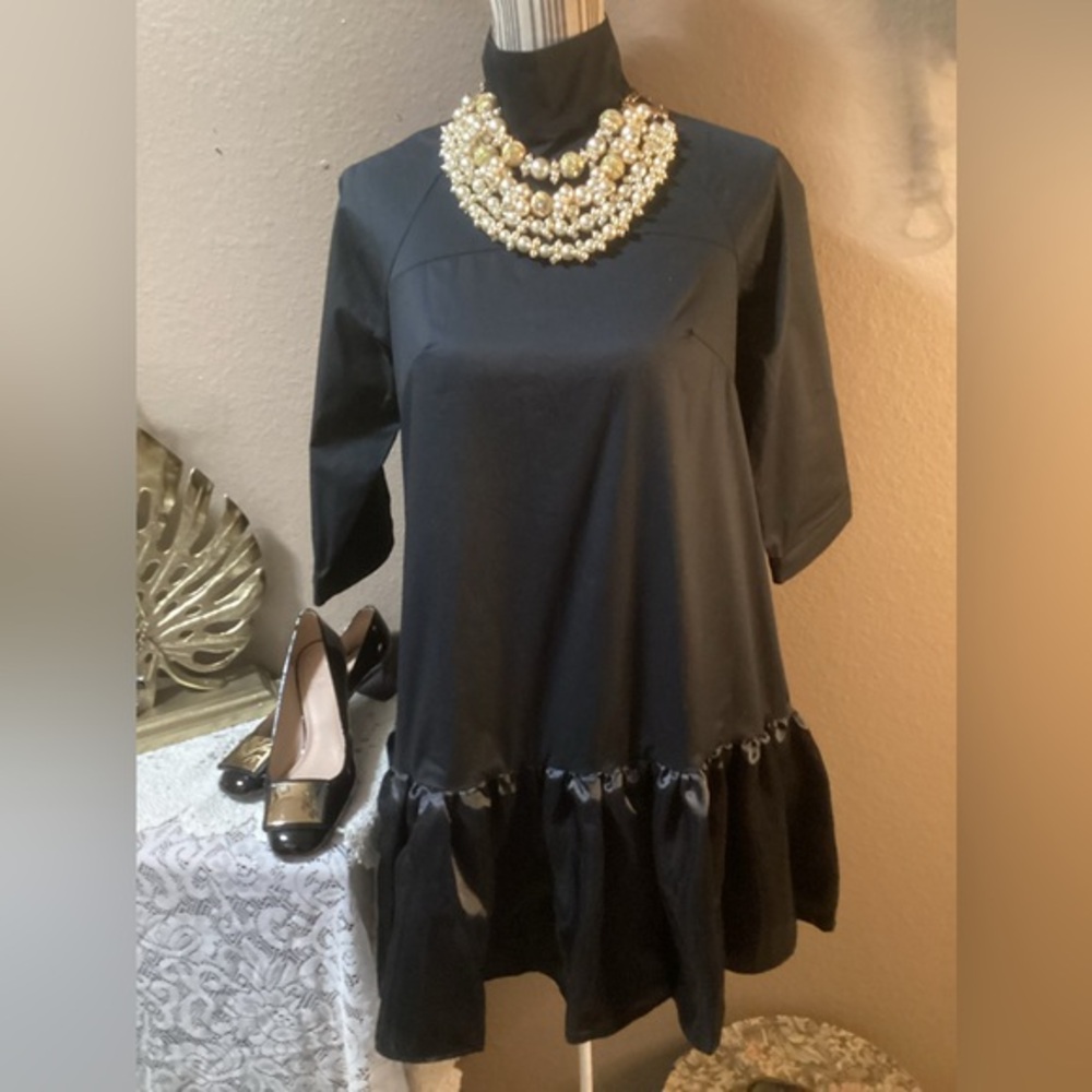 NEWT SHEIN X Party BLACK DRESS MINI Size S